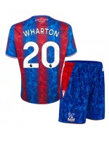 Crystal Palace Adam Wharton #20 Hjemmedraktsett Barn 2024-25 Korte ermer (+ bukser)